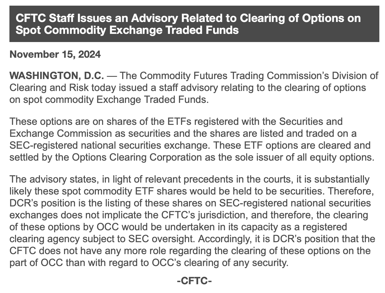 CFTC BITCOIN ETF-OPTIONER